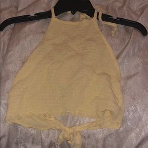 Cute summer top open back